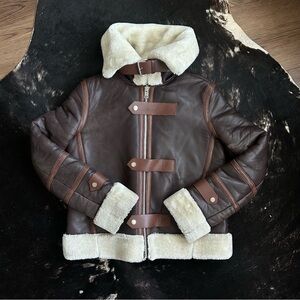 Walter Baker Lambskin Shearling Coat